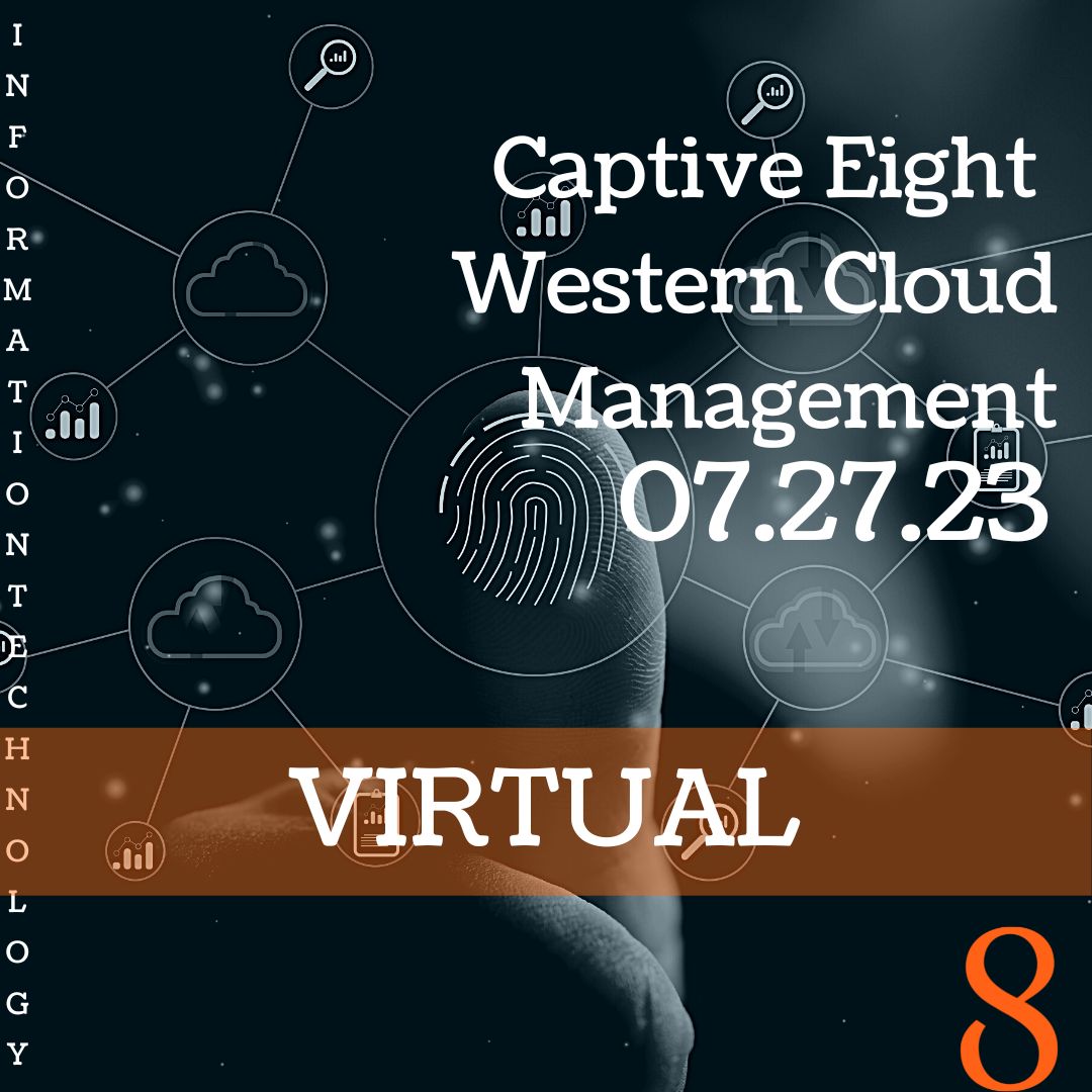 Virtual IT Executive Event - Western Cloud Management - 07-27-23